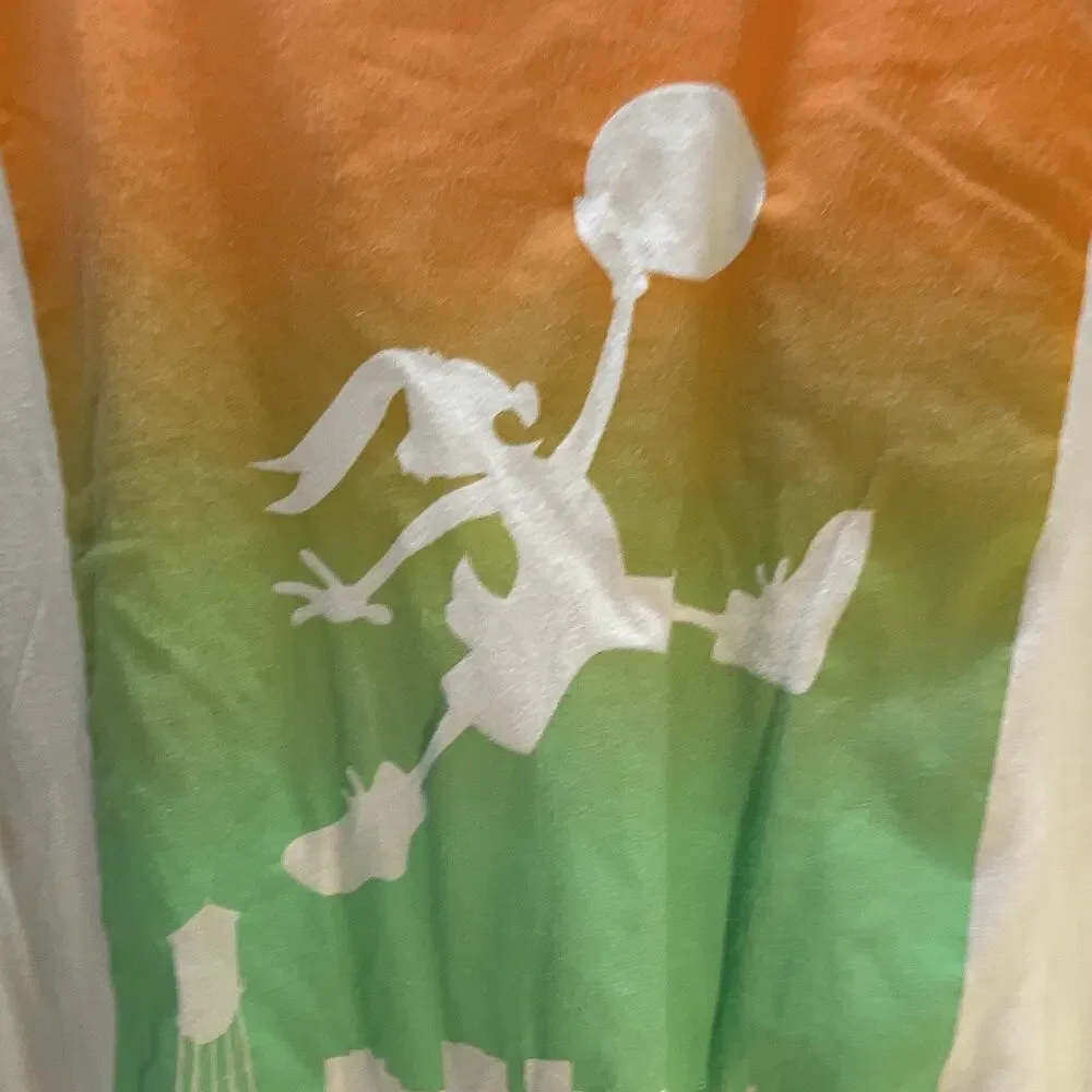 Men's White Short Sleeve Crew Neck Jordan, Bugs Bunny T-Shirt, Size Large